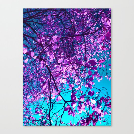 purple tree XXIX Canvas Print