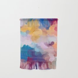 New Beginnings In Full Color | Abstract Texture Color Design Wall Hanging
