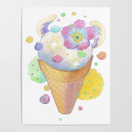 Magical Ice-cream Poster