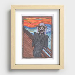 The Scream (Hush Gentleman from Buffy) Recessed Framed Print