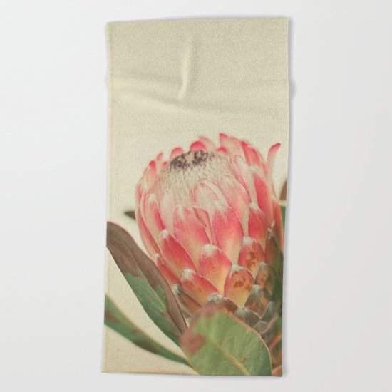 Pink Ice Beach Towel