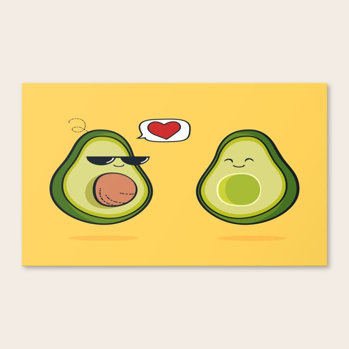 Avocado Chat Canvas Print by Black_Snake Society6