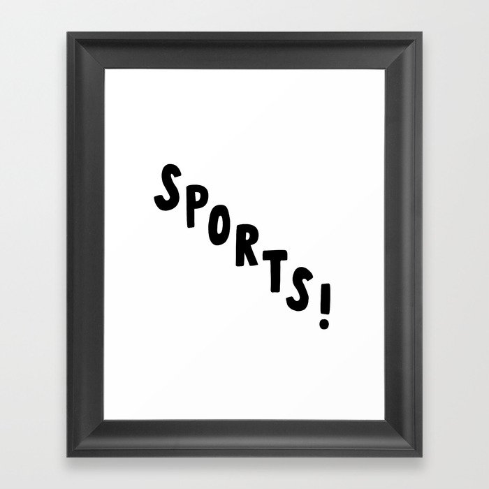 Sports II Framed Art Print