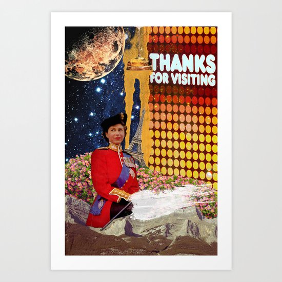 Thanks Art Print