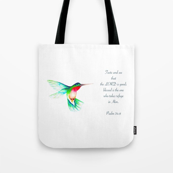 hummingbird watercolour Tote Bag