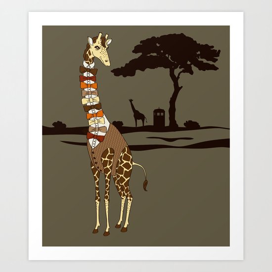 Dr Who is a What? Art Print
