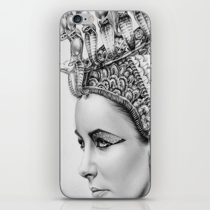 Elizabeth Taylor Cleopatra Portrait iPhone Skin
