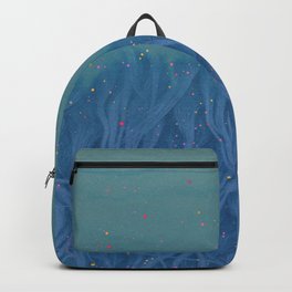 Each day is a first day Backpack | Thought, Abstract, Pattern, Postcard, Blue, Change, Day, Greatwords, Lovely, Dots 