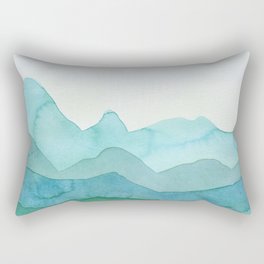 Green Mountains Rectangular Pillow