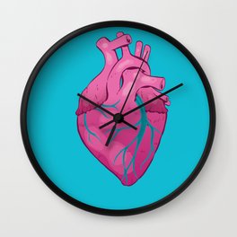 Hearts 01 - Human Heart Wall Clock