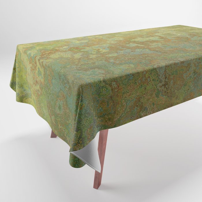 Old Green Gold Vintage Collection Tablecloth