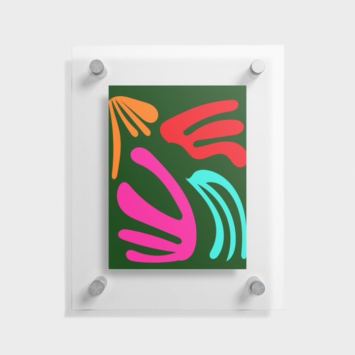 5 Matisse Cut Outs Inspired 220602 Abstract Shapes Organic Valourine Original Floating Acrylic Print