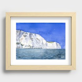 The White Cliffs Recessed Framed Print