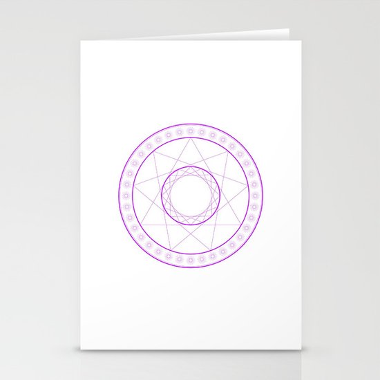 Anime Magic Circle 7 Stationery Cards