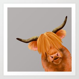 Scottish Cow Art Prints For Any Decor Style Society6