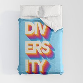 Diversity Retro Rainbow Comforter