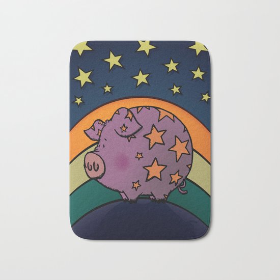 Peter The Magic Pig Bath Mat