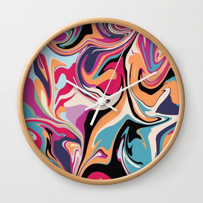Abstract Painting 2 Wall Clock