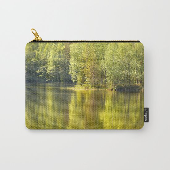 Summer Green Reflection Carry-All Pouch