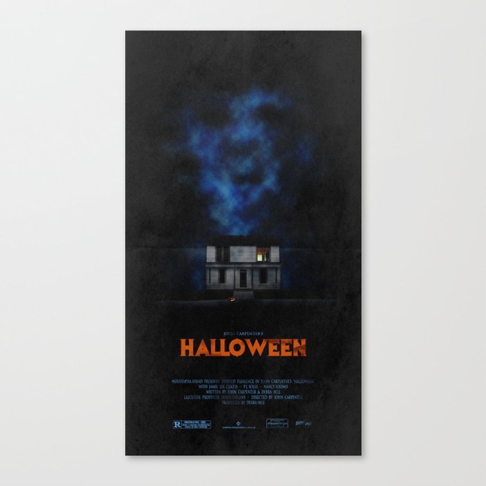 Halloween (1978) Movie Poster Canvas Print