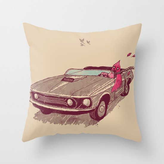 Fear of Flying Throw Pillow