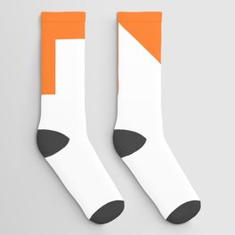 Number 4 (Orange & White) Socks