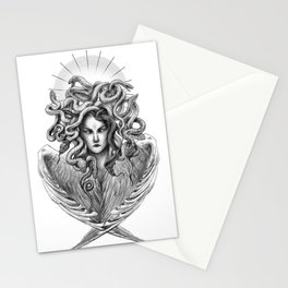 medusa - do not even look at me Stationery Cards