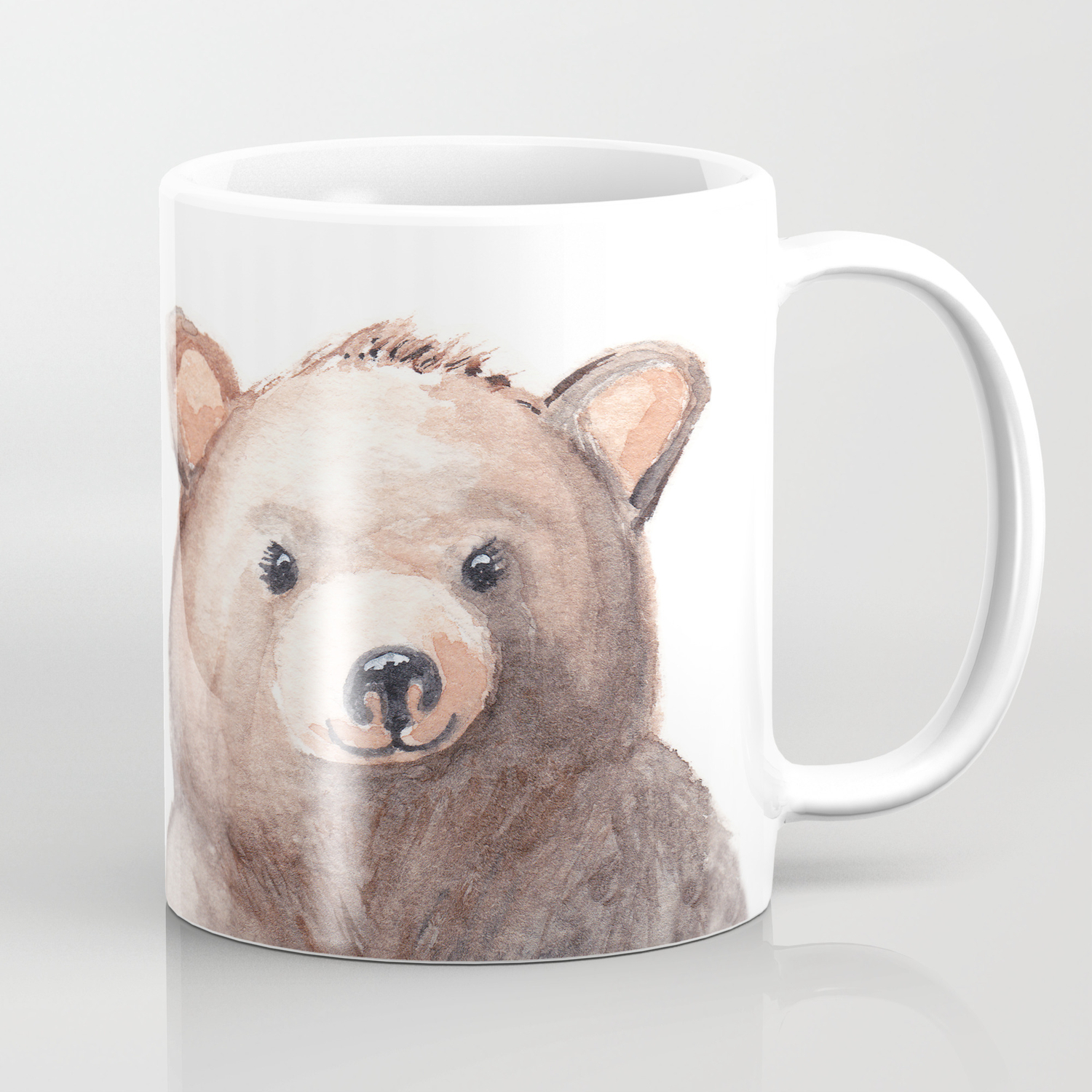 DEI Woodland Bear Stoneware Mug 12-Ounce