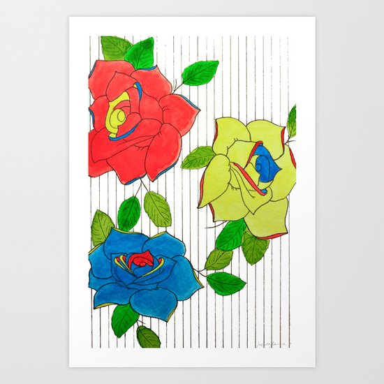 Roses Art Print