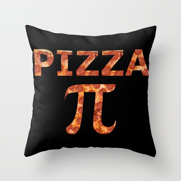 Pizza Pi Throw Pillow