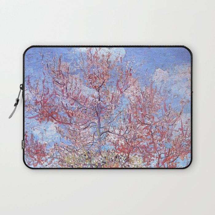 Pink Peach Tree in Blossom by Vincent van Gogh Laptop Sleeve