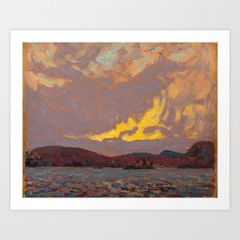 Tom Thomson - Canoe Lake, Algonquin Park  - Canada, Canadian Oil Painting - Group of Seven Art Print