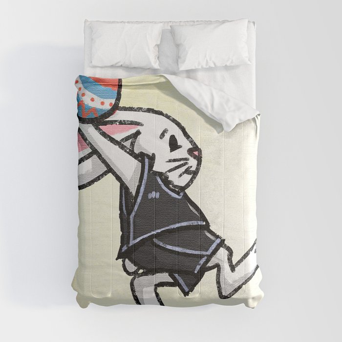 Basketball Bunny Rabbit  Comforter