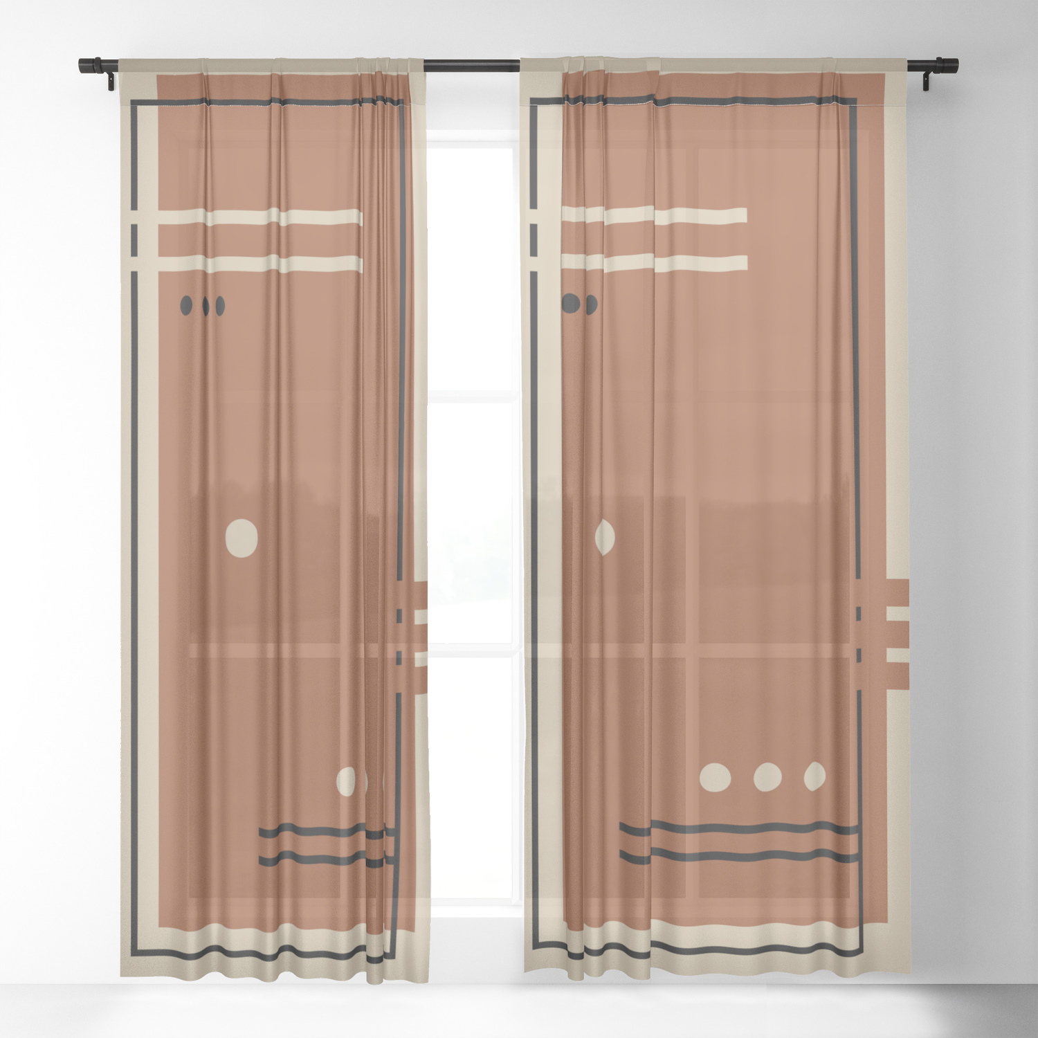 Doors Sheer Curtain By Claudiareese Society6
