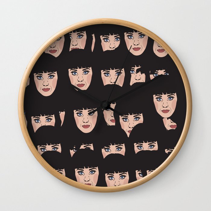 KatyPerry Faces Wall Clock