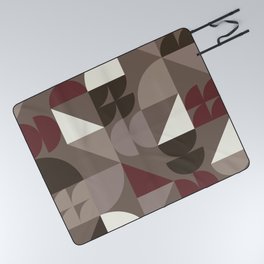 Geometrical modern classic shapes composition 19 Picnic Blanket