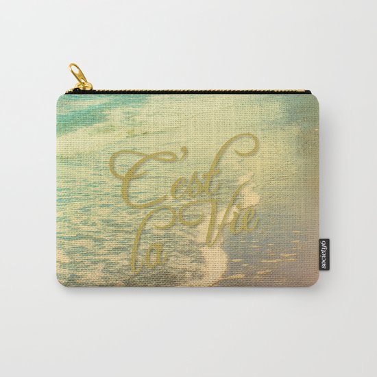 Beach Waves I - C'est La Vie Carry-All Pouch