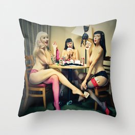 "Cheaters" Throw Pillow