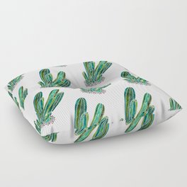 Cactus Cluster – Emerald Floor Pillow