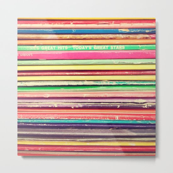 Vinyl III Metal Print