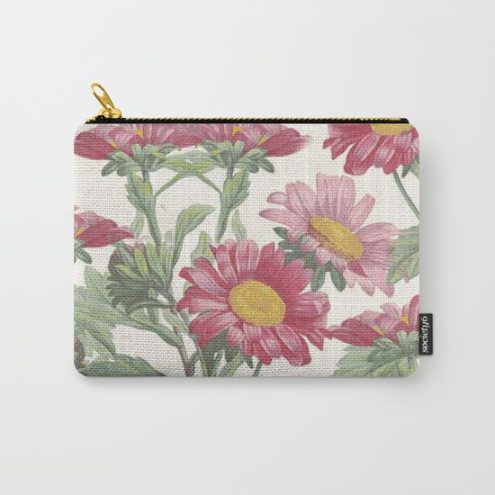 Pink flower summer bloom Carry-All Pouch
