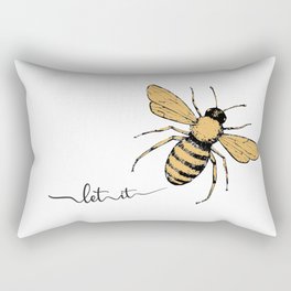 Let it Bee Rectangular Pillow