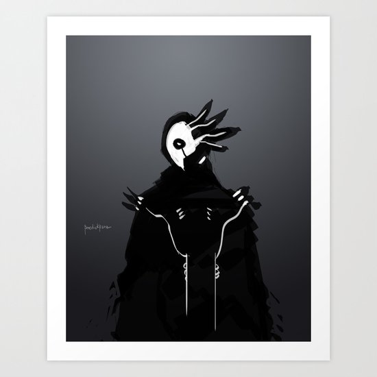 Maskmen no.3 Art Print