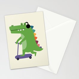 Croco Scooter Stationery Card
