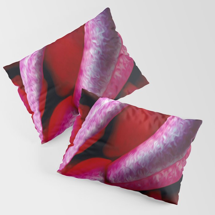 Psychedelic Rose Pillow Sham