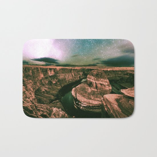 Desert Starry Night Bath Mat