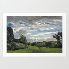 Landscape with Dunes Vincent van Gogh Art Print