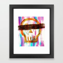 See no evil - Skull Framed Art Print