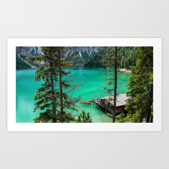 Pragser Wildsee Art Print