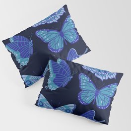 Texas Butterflies – Blue on Navy Pillow Sham